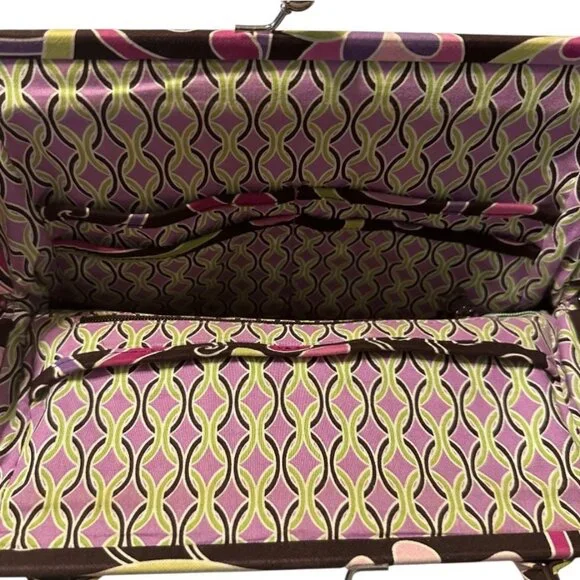 Vera Bradley Floral Bag With Clasp - Picture 14 of 16